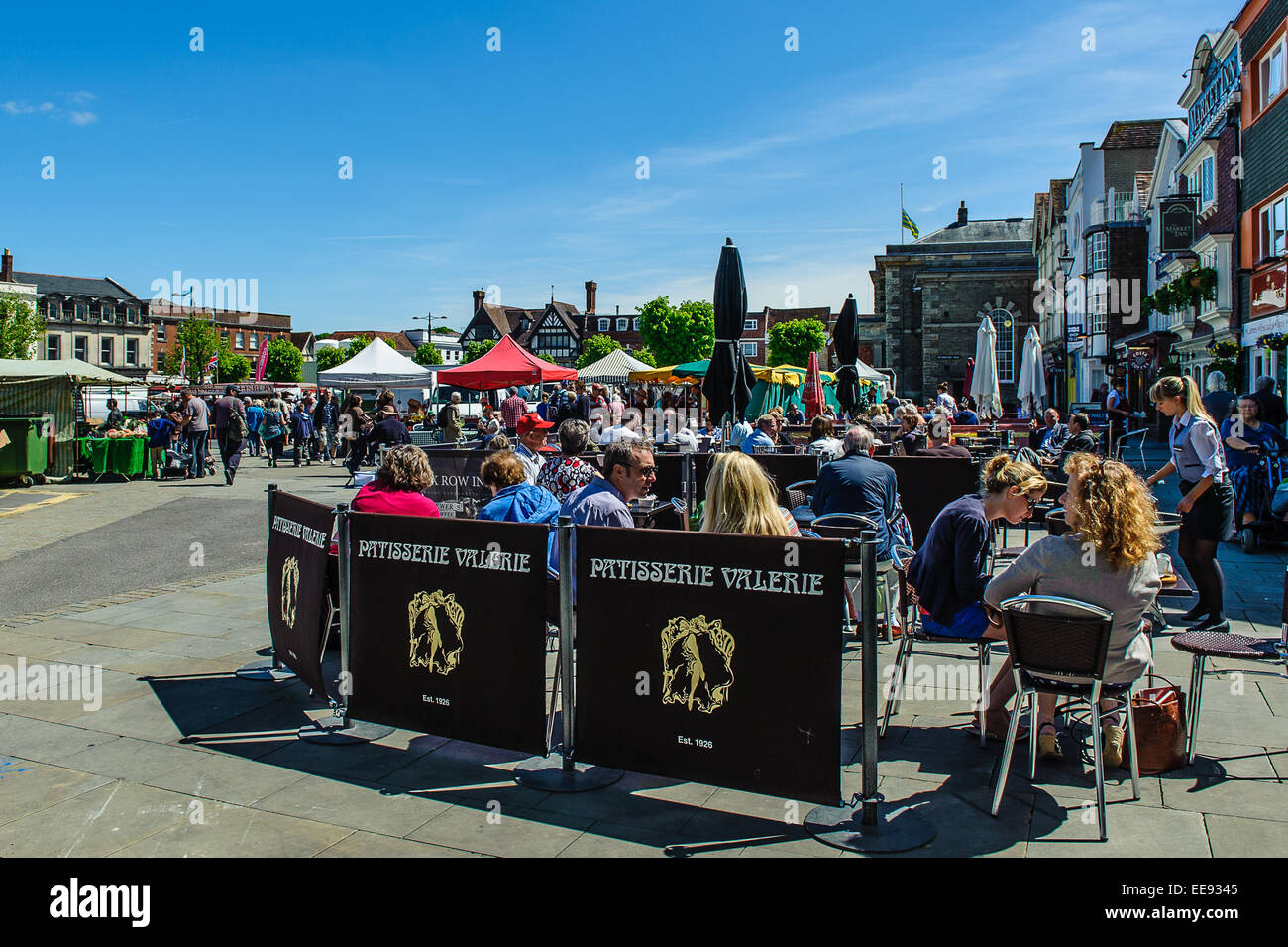 Patisserie Valerie in Salisbury Stockfoto