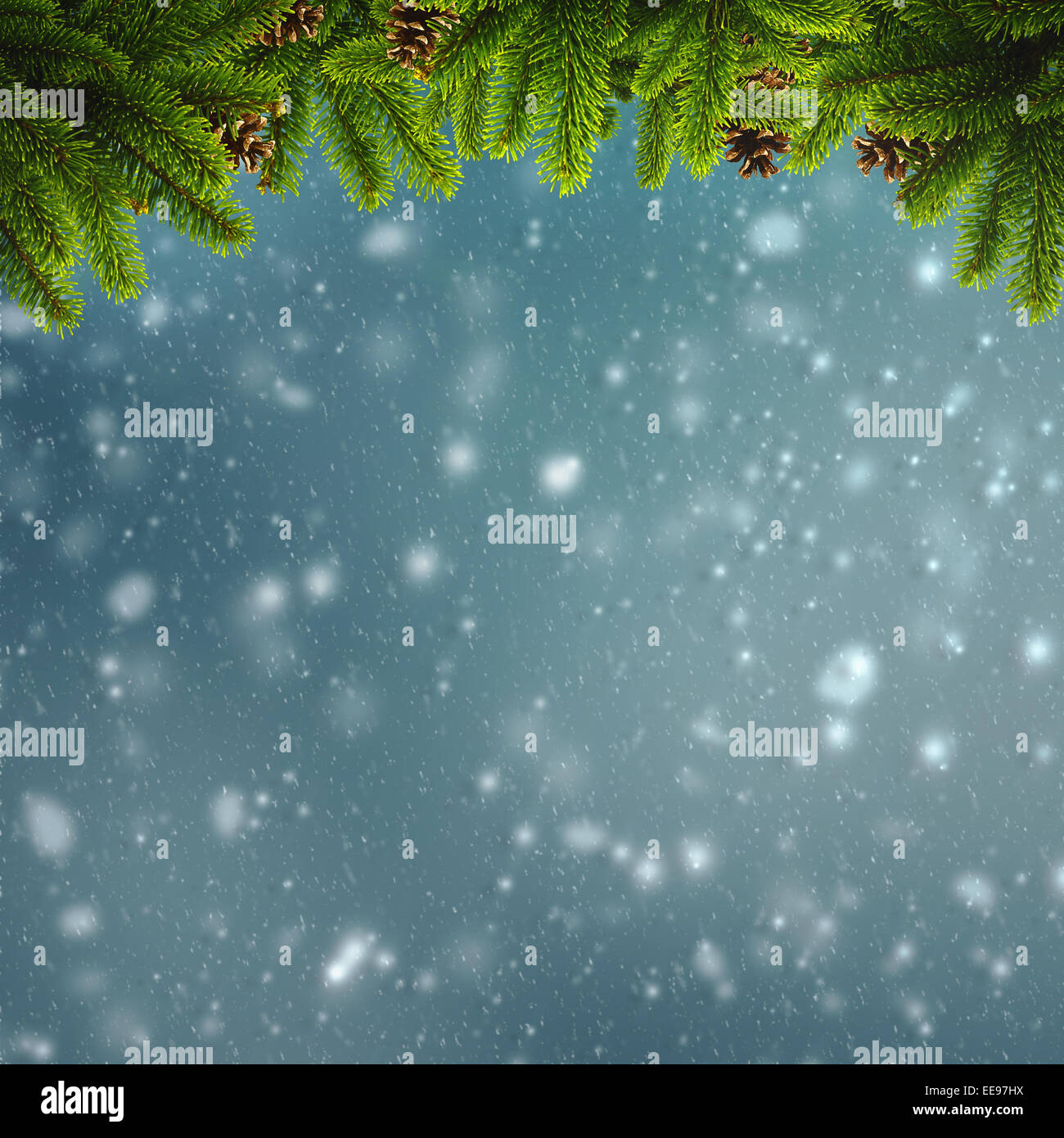 Abstrakte Winter und Weihnachten Hintergründe für Ihr design Stockfoto
