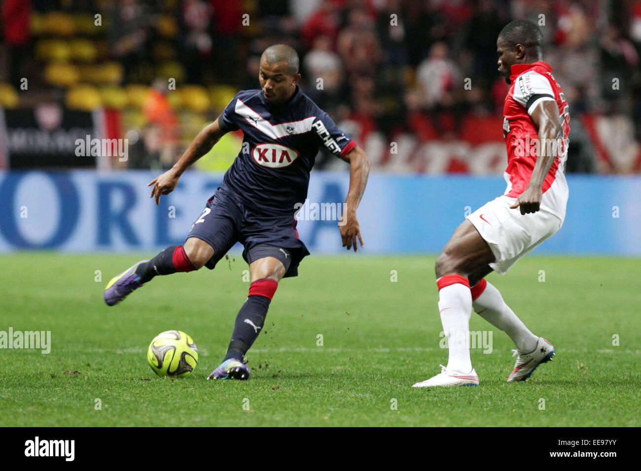 Mariano - 11.01.2015 - Monaco/Bordeaux - 20e Journee de Ligue 1. Foto: Jc Magnenet/Icon Sport Stockfoto