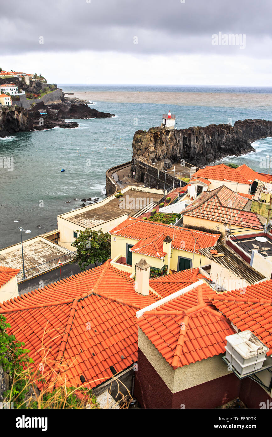 Camara de Lobos auf der Insel Madeira, Portugal. Stockfoto