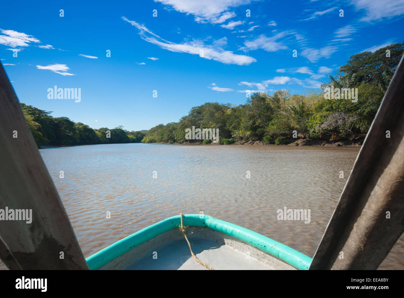 Tempisque River von Costa Rica Stockfoto
