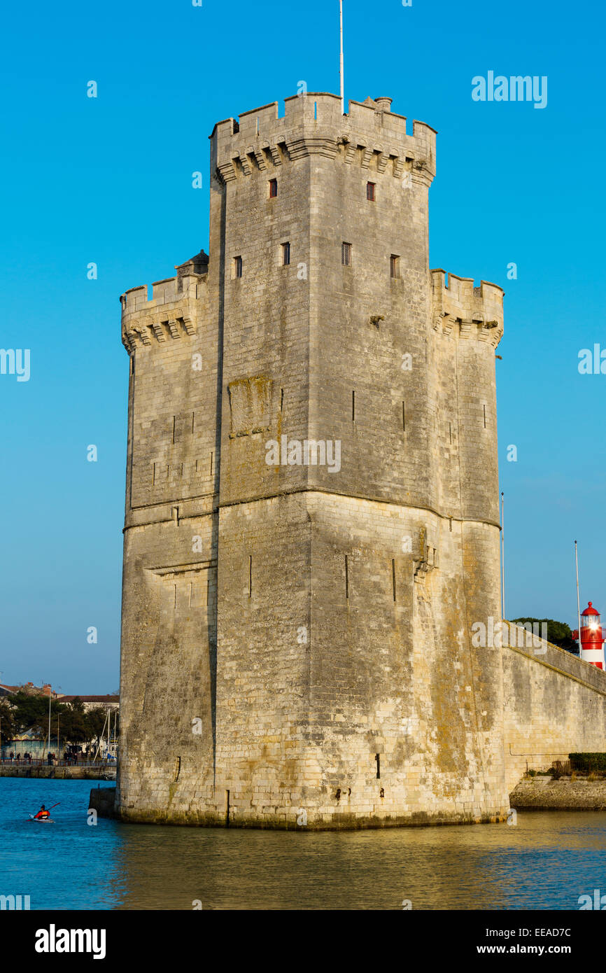 La Tour Saint-Nicolas, La Rochelle, Charente-Maritime, Poitou-Charentes, Frankreich Stockfoto