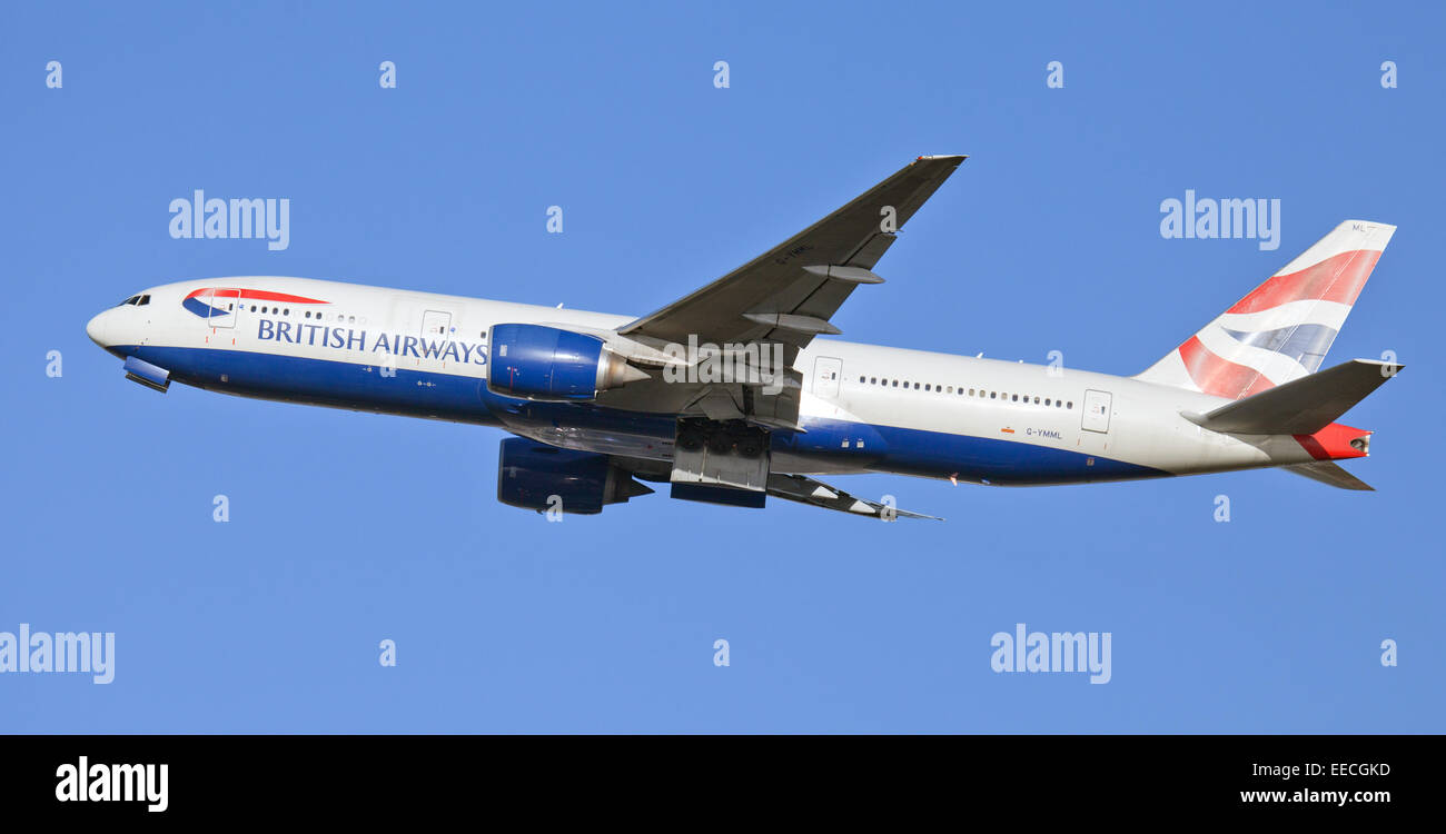 Flughafen London Heathrow Abflug British Airways www.alamy.de