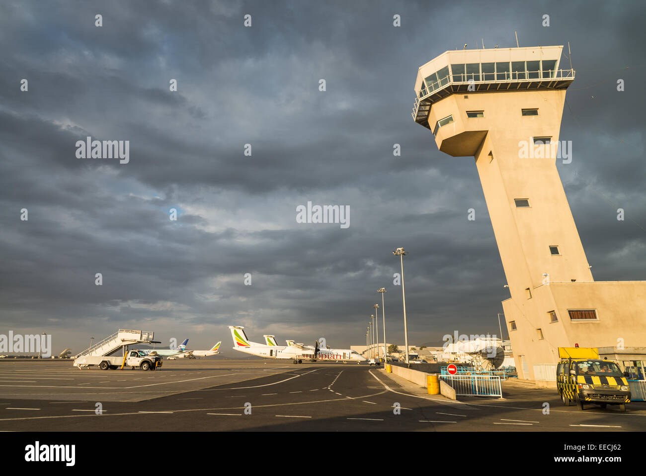 International Airport, Addis Abeba, Äthiopien Stockfoto