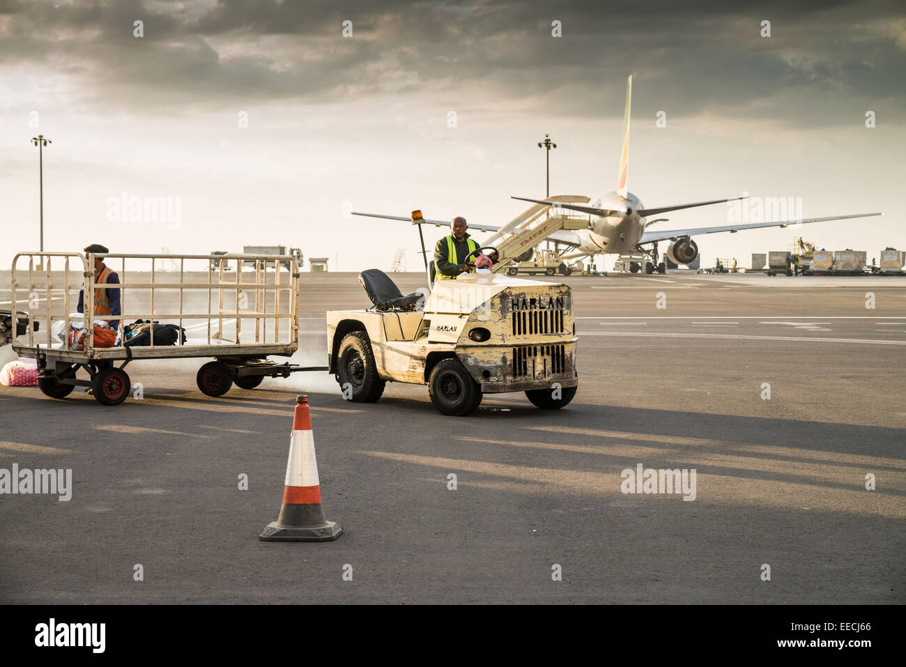 International Airport, Addis Abeba, Äthiopien Stockfoto