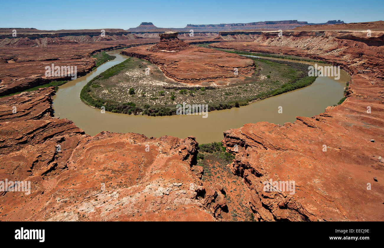 Green River Oxbow Horseshoe bend im Canyonlands National Park in Moab