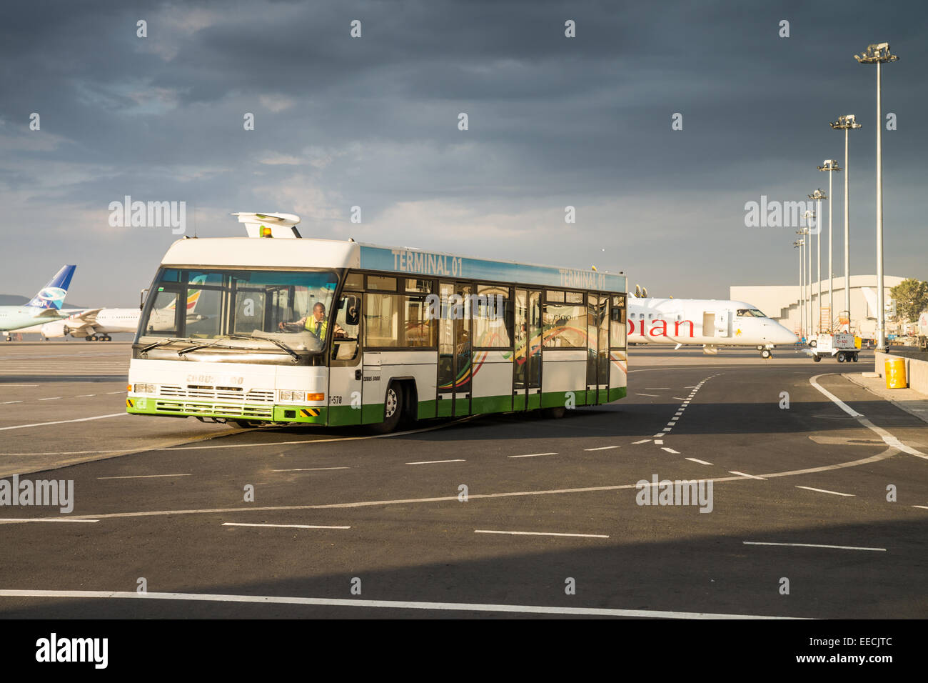 International Airport, Addis Abeba, Äthiopien Stockfoto