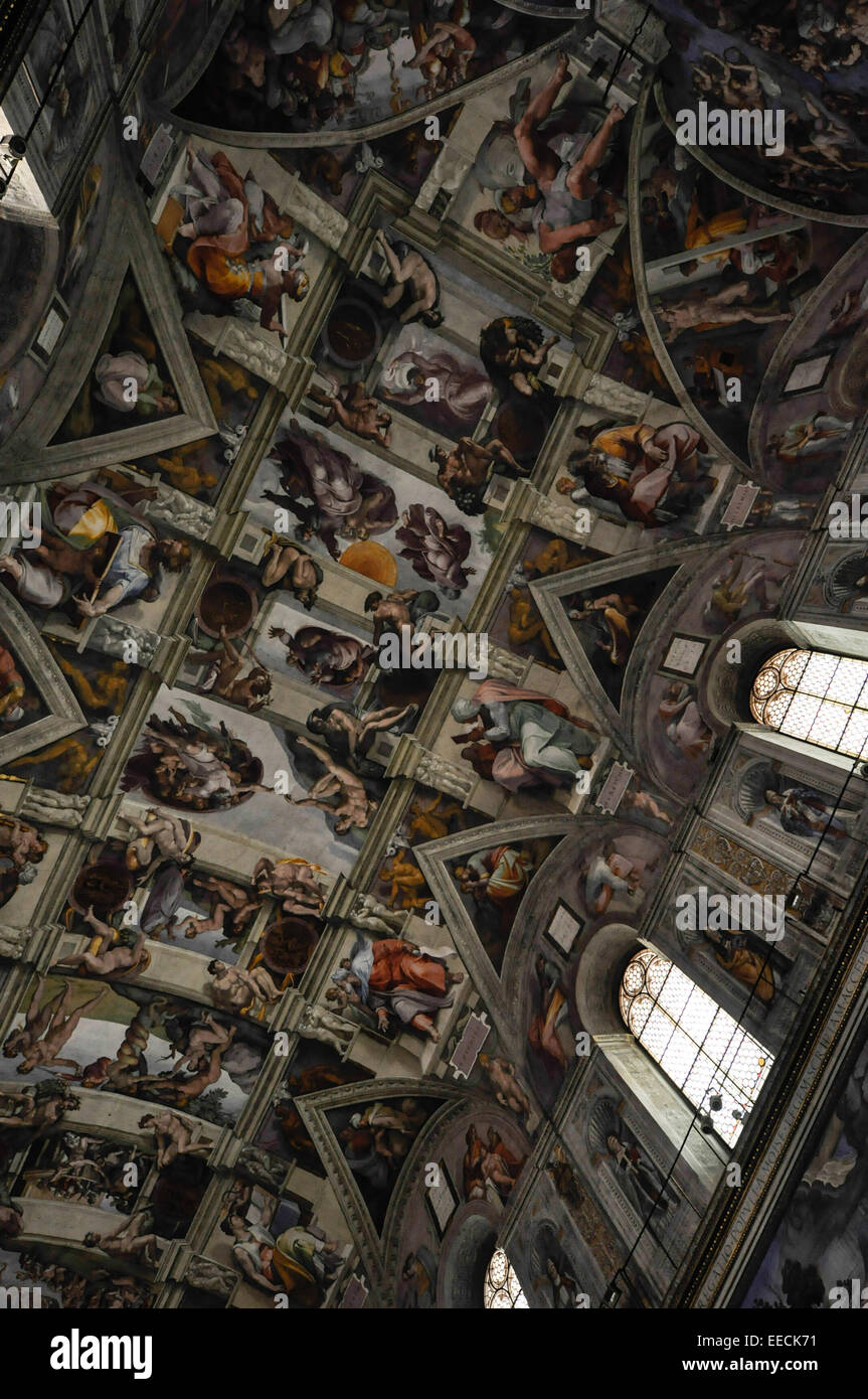 Sixtinische Kapelle, Vatikan museum Stockfoto