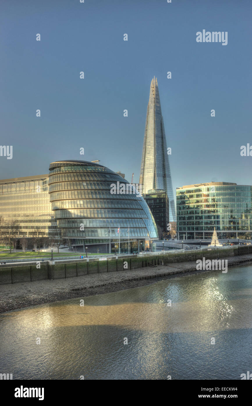 Rathaus, London GLA Gebäude. Stockfoto