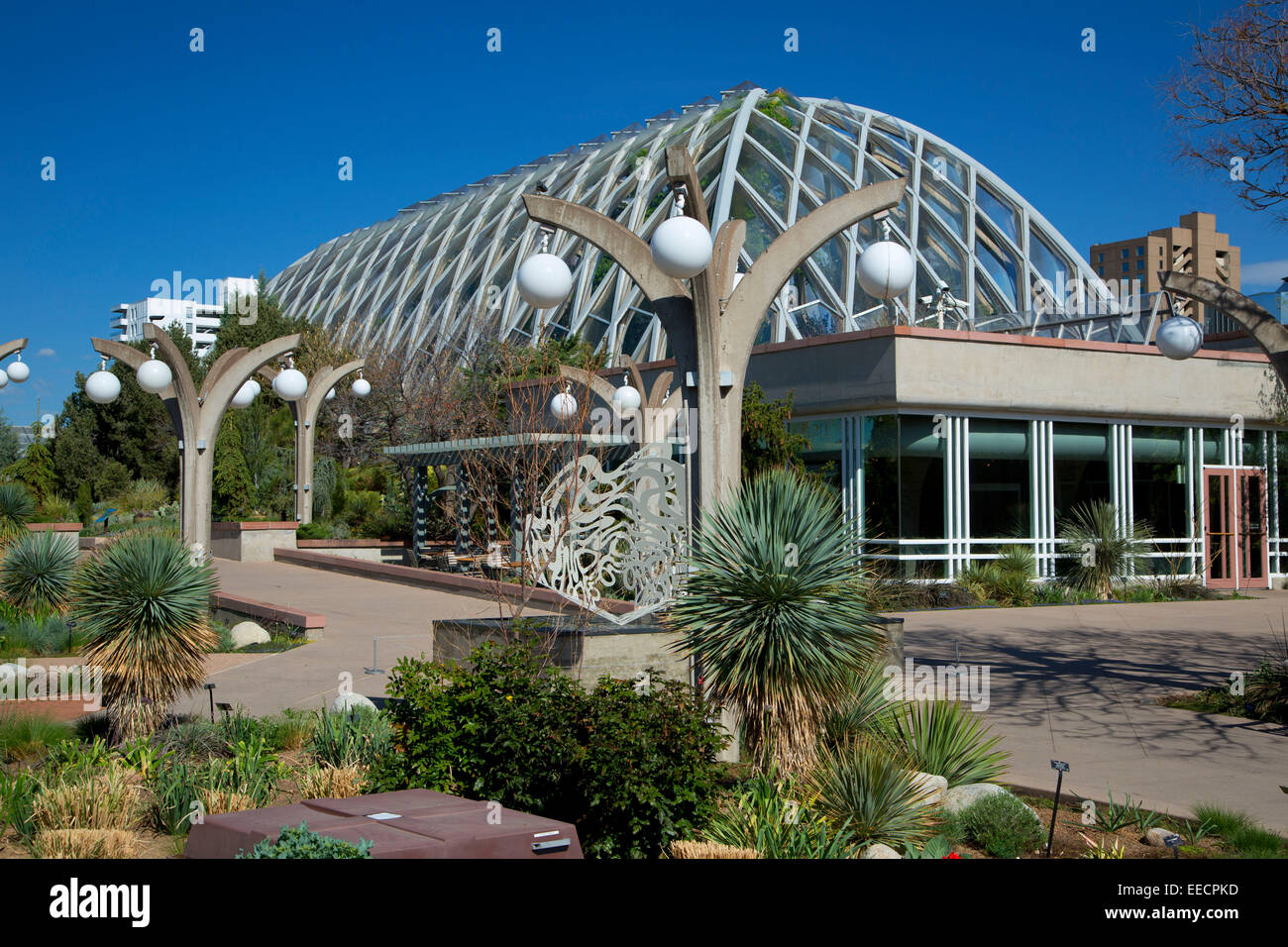 Boettcher Memorial tropischen Wintergarten mit Fumerole Skulptur