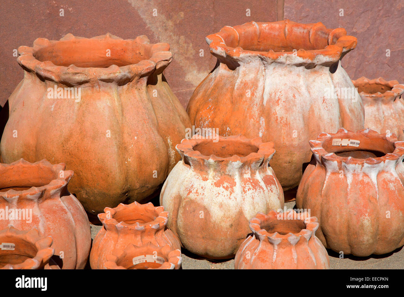 Töpfe, Denver Botanic Garden, Denver, Colorado Stockfoto