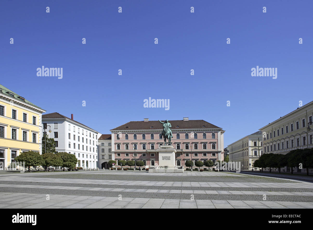 Deutschland, Oberbayern, Muenchen, München, Wittelsbacher Platz, Maximilian-Denkmal, Aussen, Bayern, Baureferat, Innenstad Stockfoto