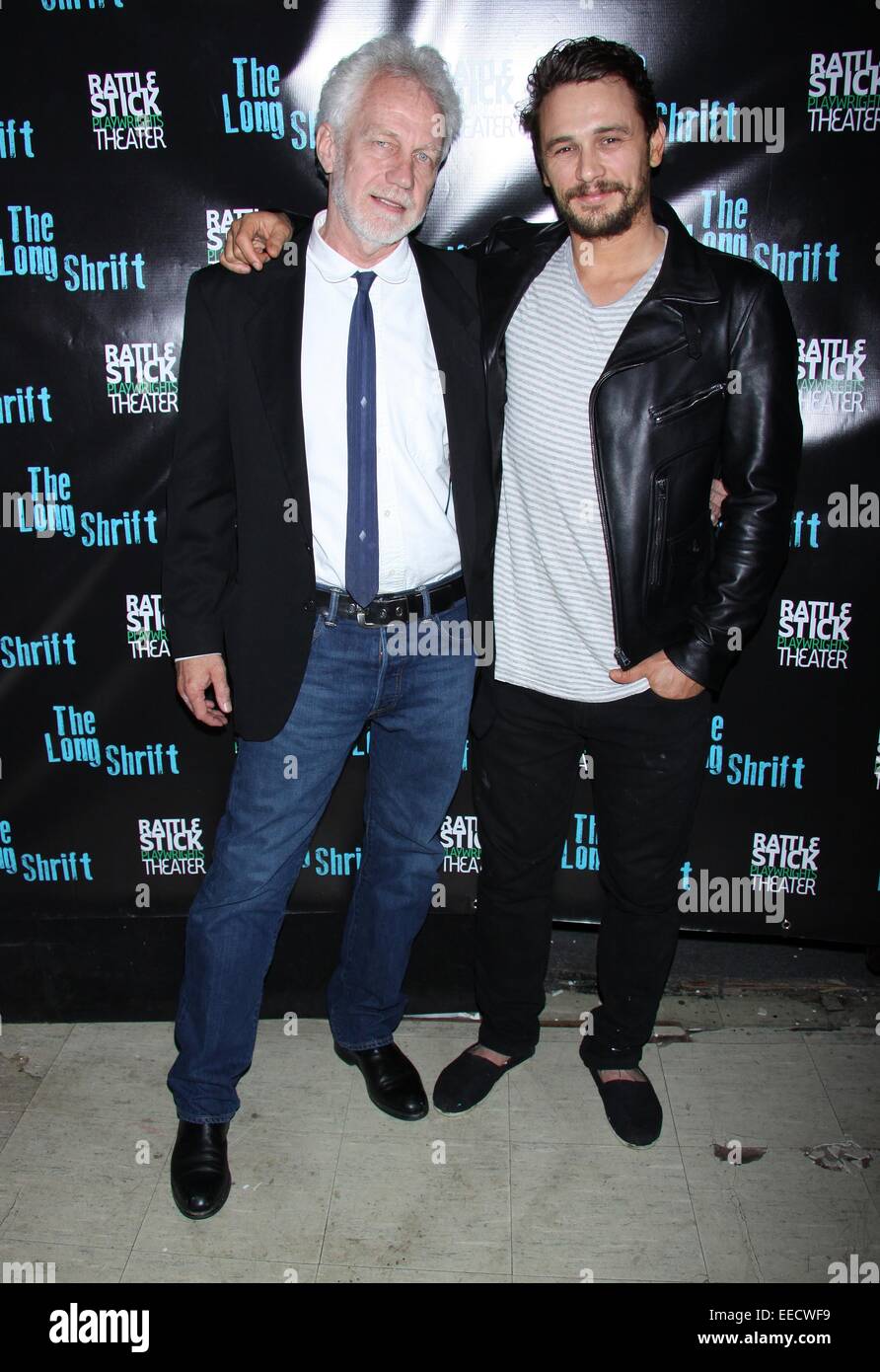 "Der lange Prozeß" Opening Night Party - Ankünfte mit: Robert Boswell, James Franco wo: New York, Vereinigte Staaten von Amerika bei: 14. Juli 2014 Stockfoto