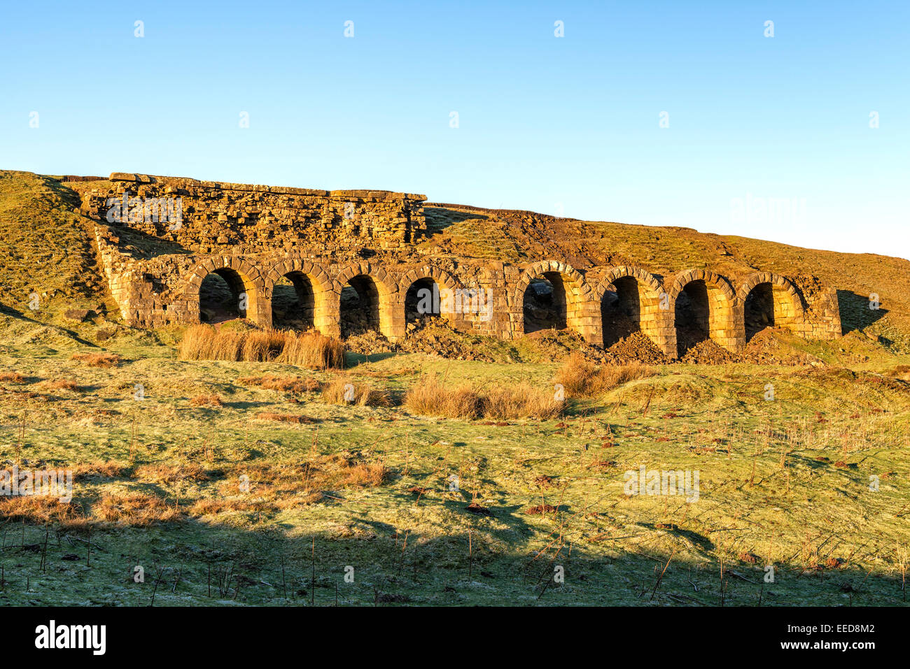 Die Öfen im Rosedale Schornstein Bank Stockfoto