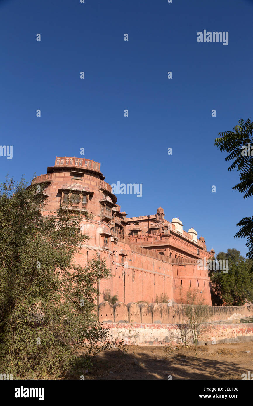 Indien, Rajasthan, Bikaner, Junagarh Fort Stockfoto