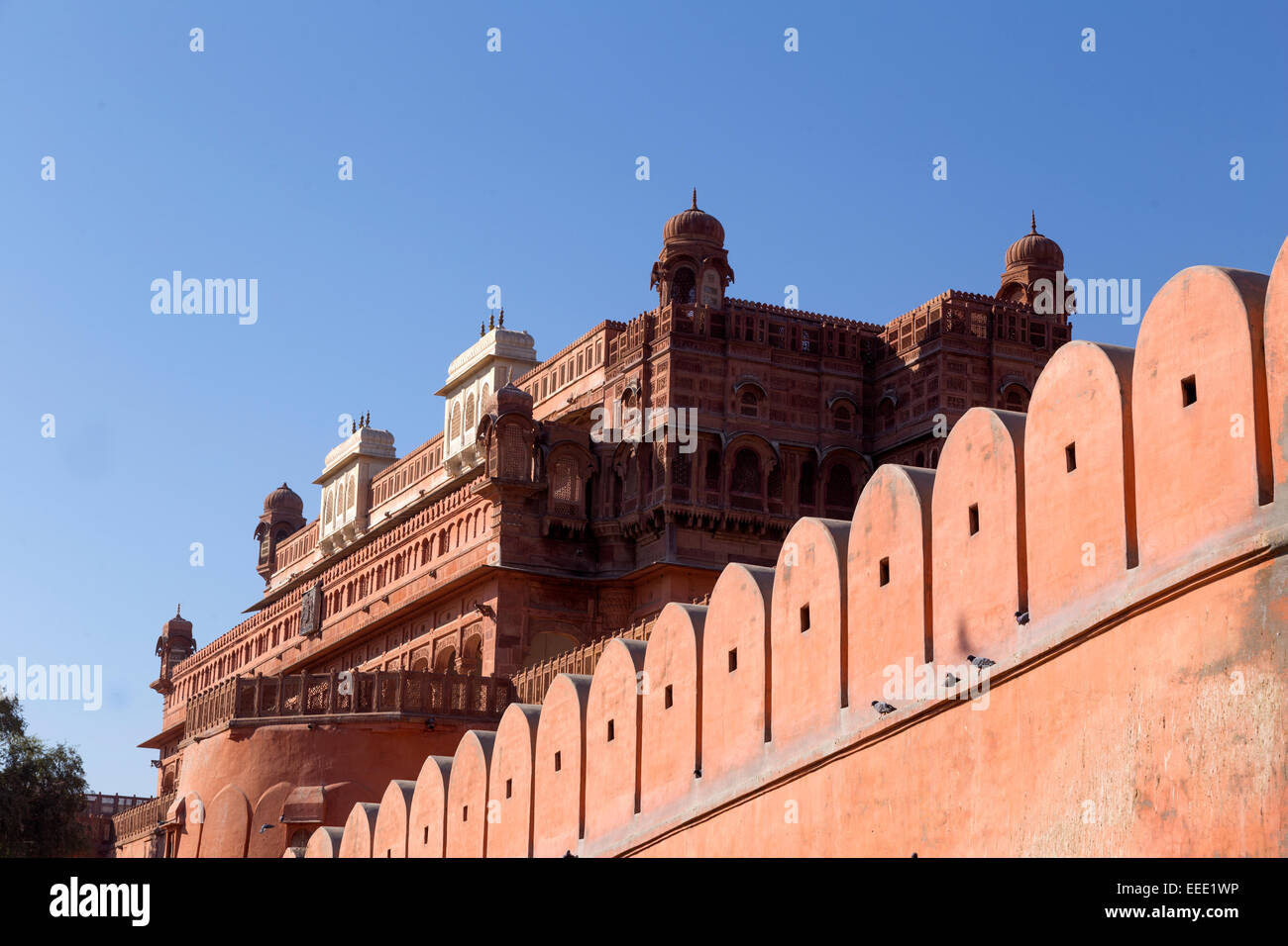 Indien, Rajasthan, Bikaner, Junagarh Fort Stockfoto