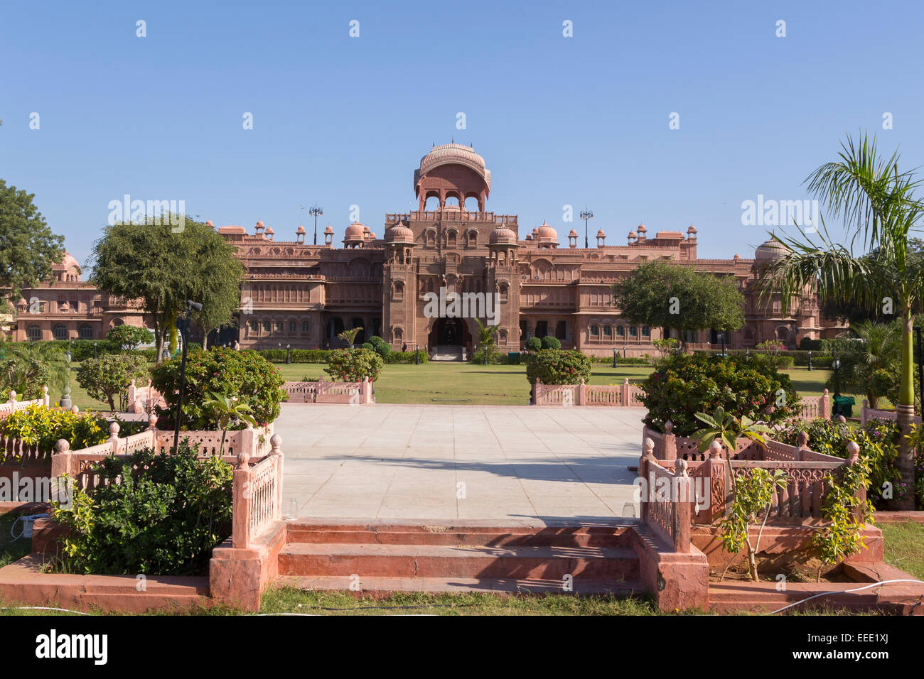 Indien, Rajasthan, Bikaner, Lalgarh Palace Stockfoto