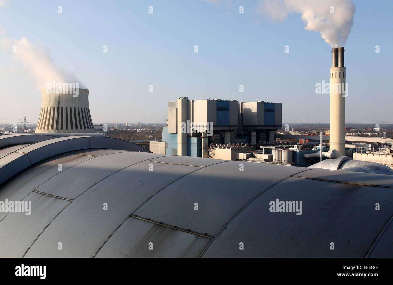 Berlin, Deutschland, Kraftwerk Reuter West Stockfoto