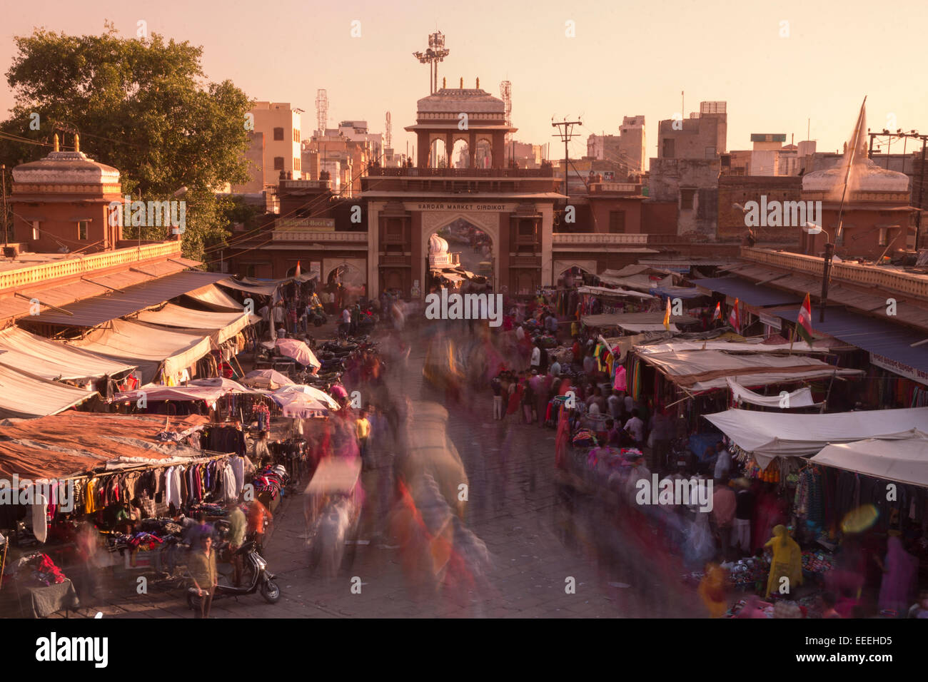 Indien, Rajasthan, Jodhpur, Sardar Markt Stockfoto
