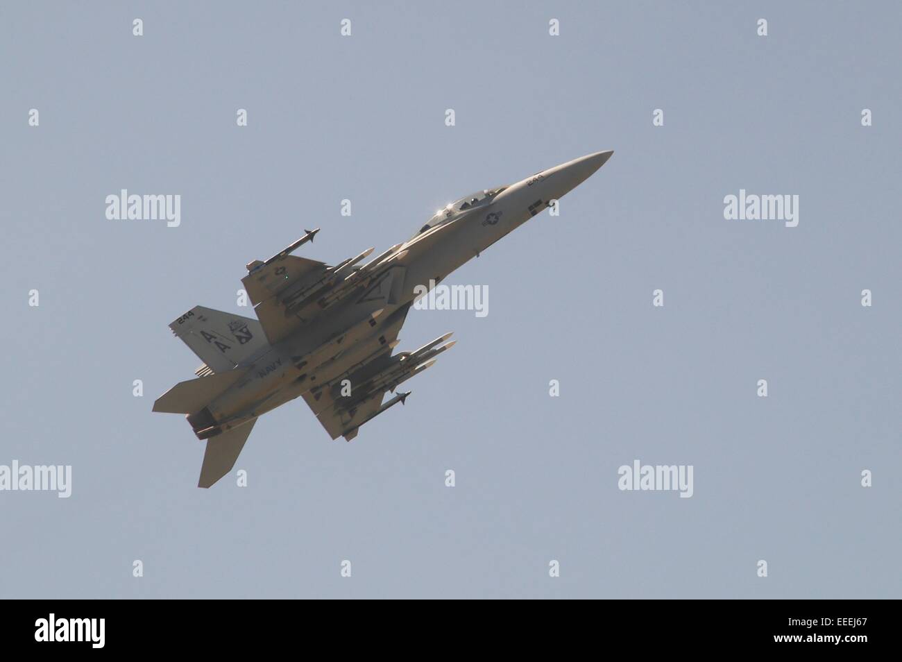 US Navy Kampfflugzeuge F-18 Super Hornet Stockfoto