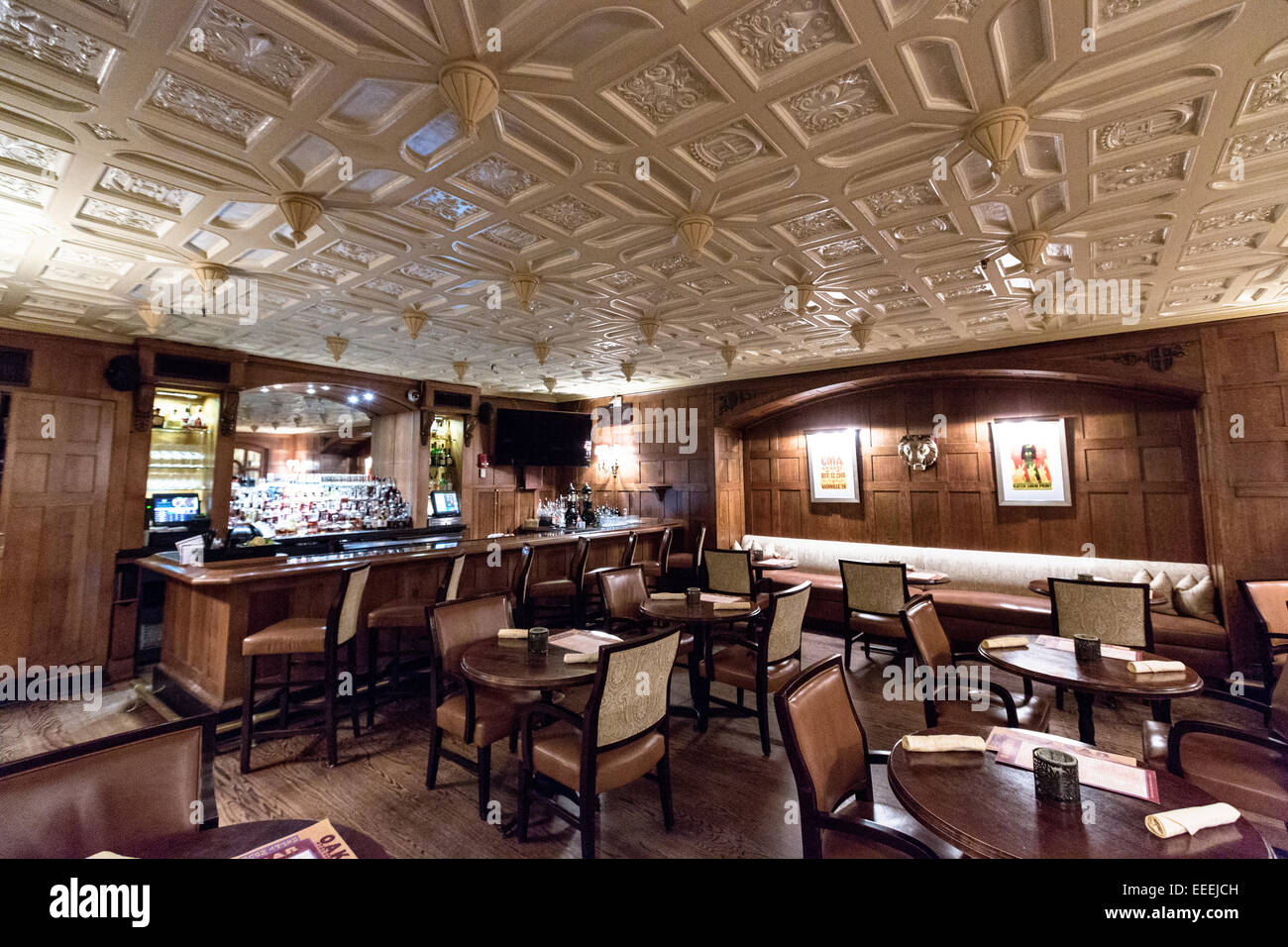 Oak Room Bar Im Historischen The Hermitage Hotel In