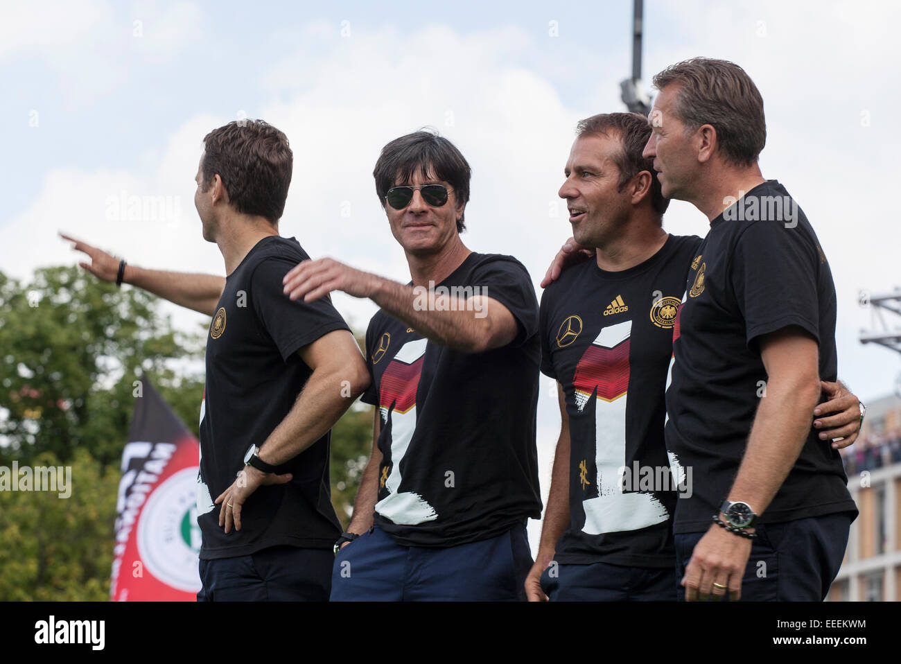 Berlin, Deutschland, Trainerstab, der DFB-Elf Stockfoto