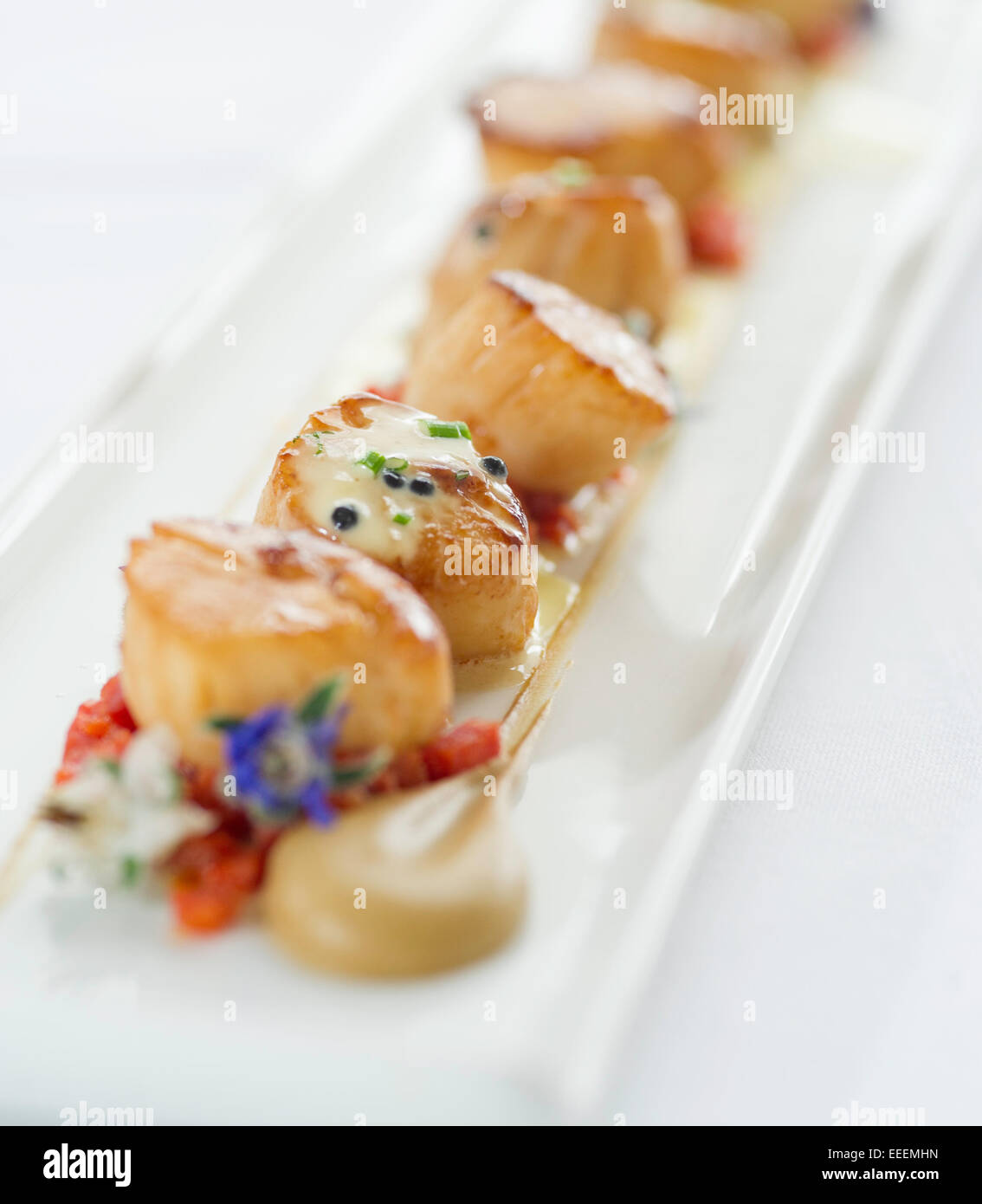 Essen Nahaufnahme Restaurants Platten Stockfoto