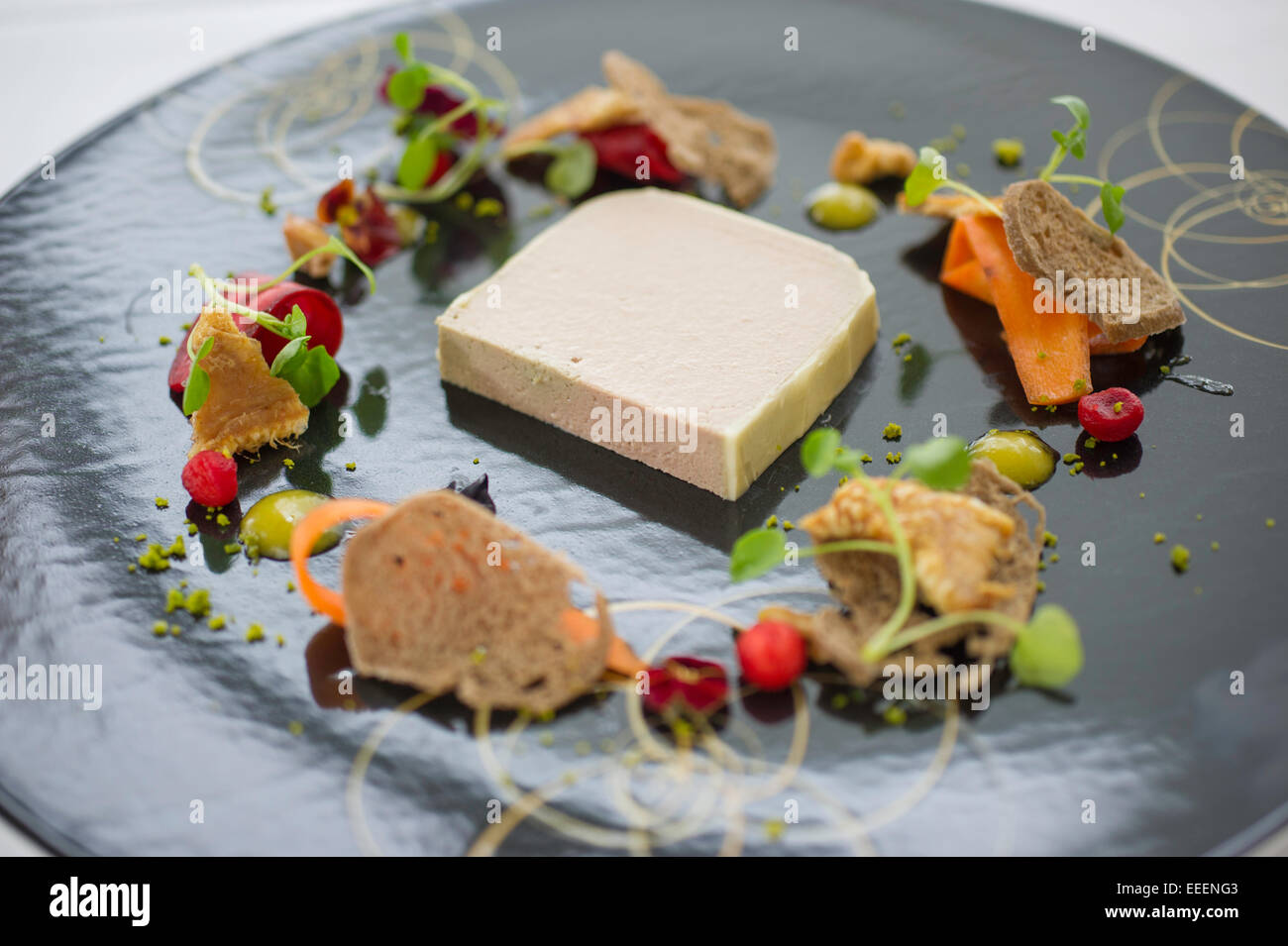 Essen Nahaufnahme Restaurants Platten Stockfoto