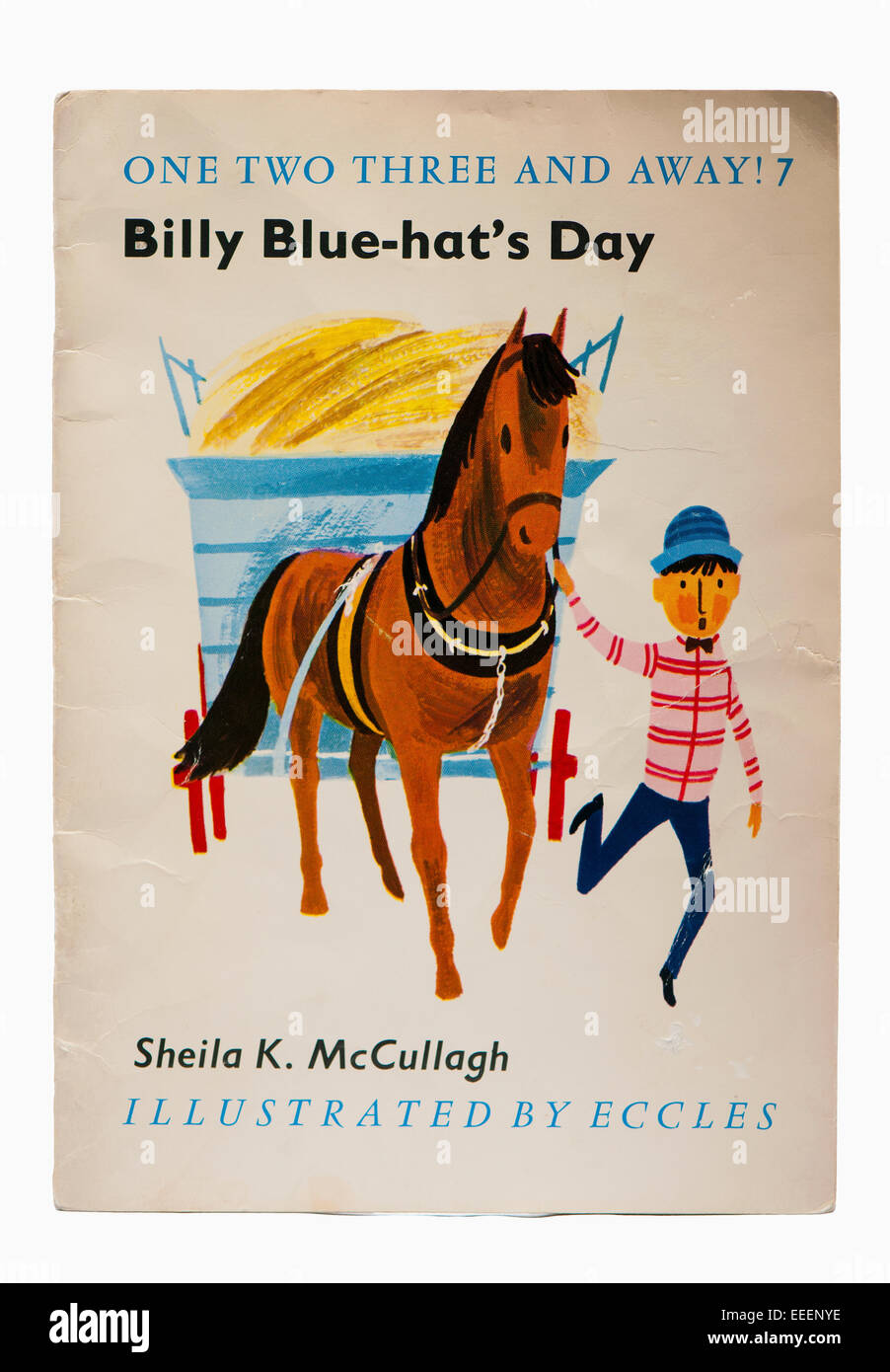 Ein zwei drei und entfernt Billy Blue hats Tag durch Sheil K McCullogh illustriert von Eccles Stockfoto