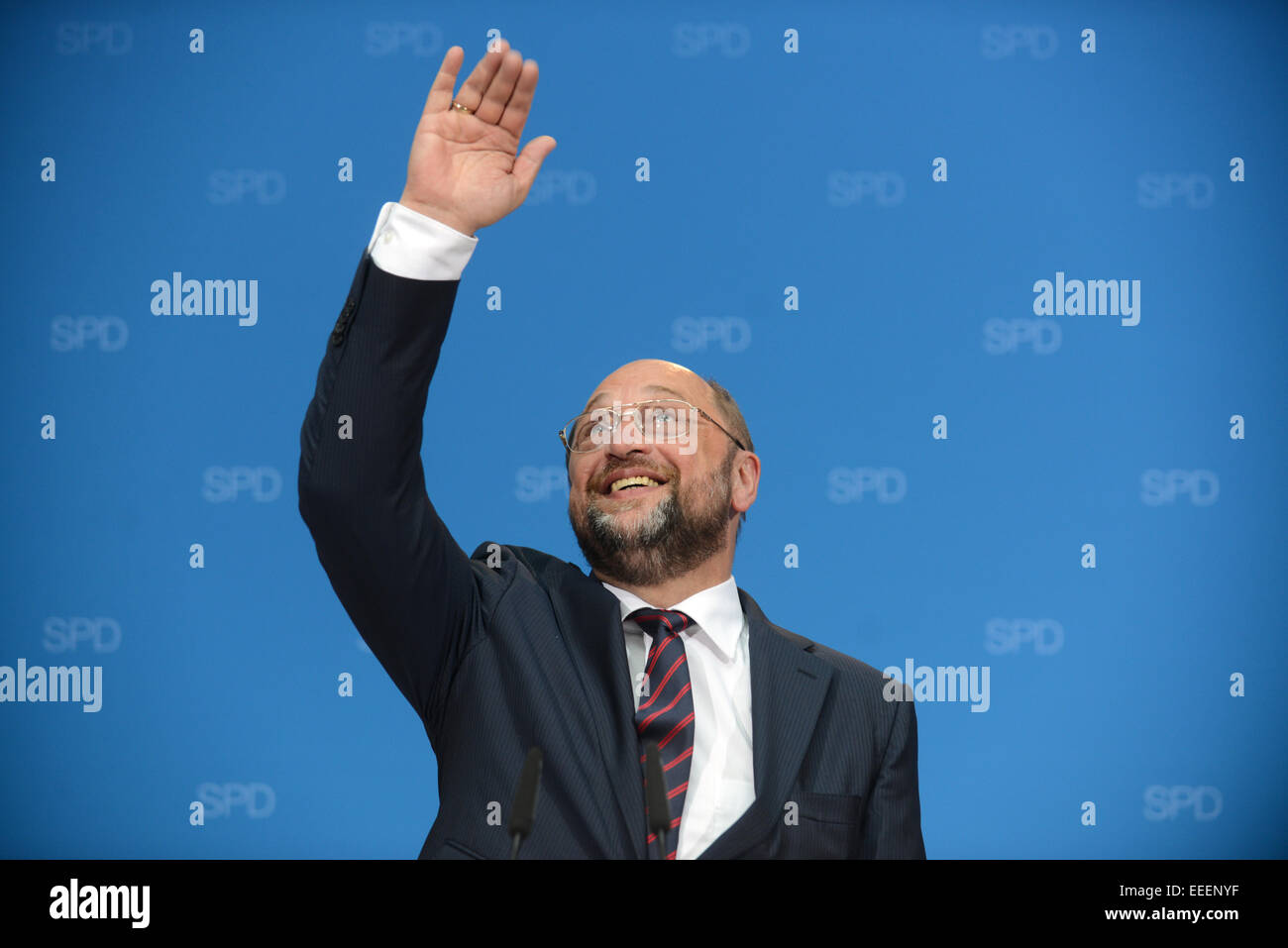 Berlin, Deutschland, Martin Schulz, SPD, Präsident des Europäischen Parlaments Stockfoto