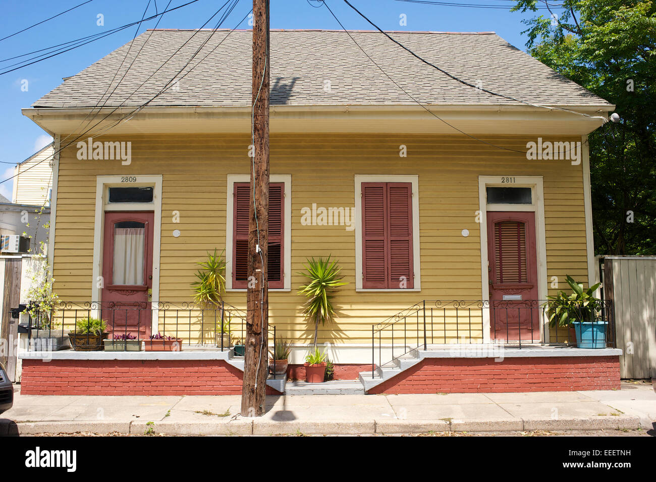 Haus, New Orleans, Louisiana Stockfoto