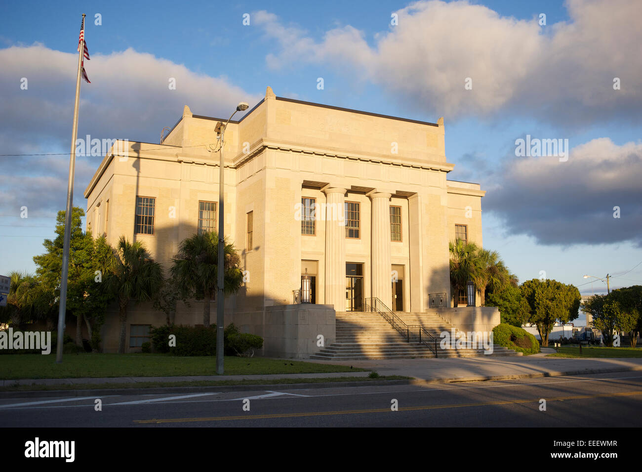 Gerichtsgebäude, Apalachicola, Florida Stockfoto