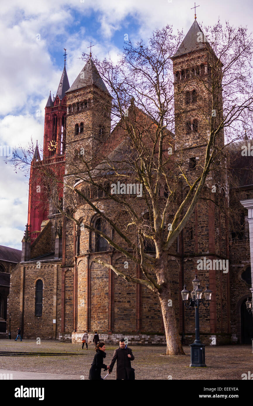 Kathedrale von St. Servatius, Maastricht. Limburg, Niederlande Stockfoto