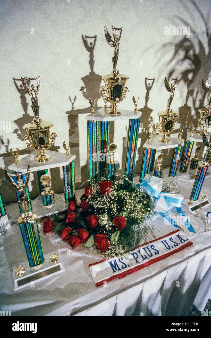 CHICAGO, IL-2 SEPTEMBER: Schönheitswettbewerb Miss Plus USA für größere Frauen Tagung in Chicago, Illinois am 2. September 1996. Stockfoto