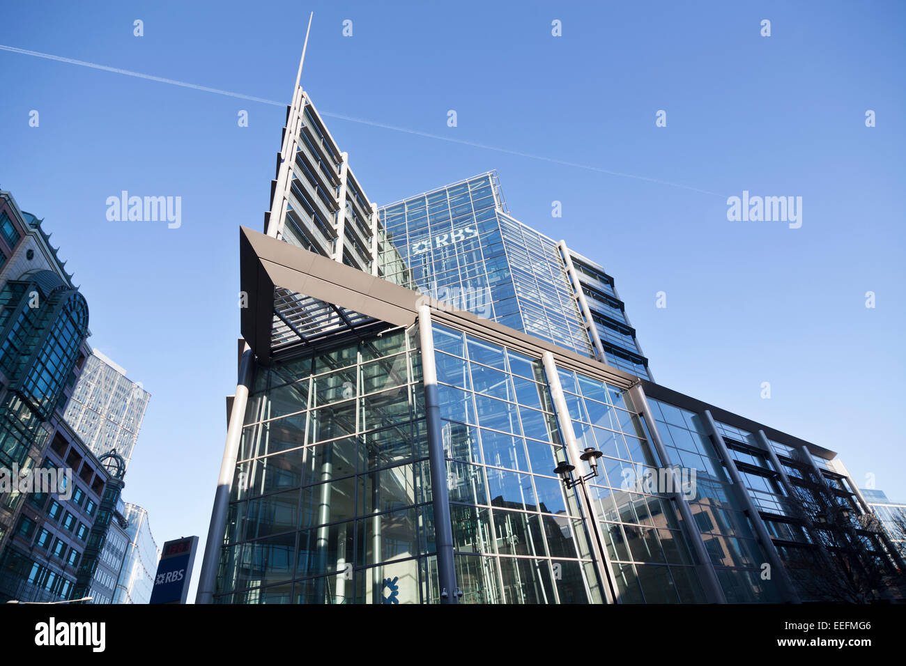 Royal Bank of Scotland Londoner Hauptsitz Stockfoto