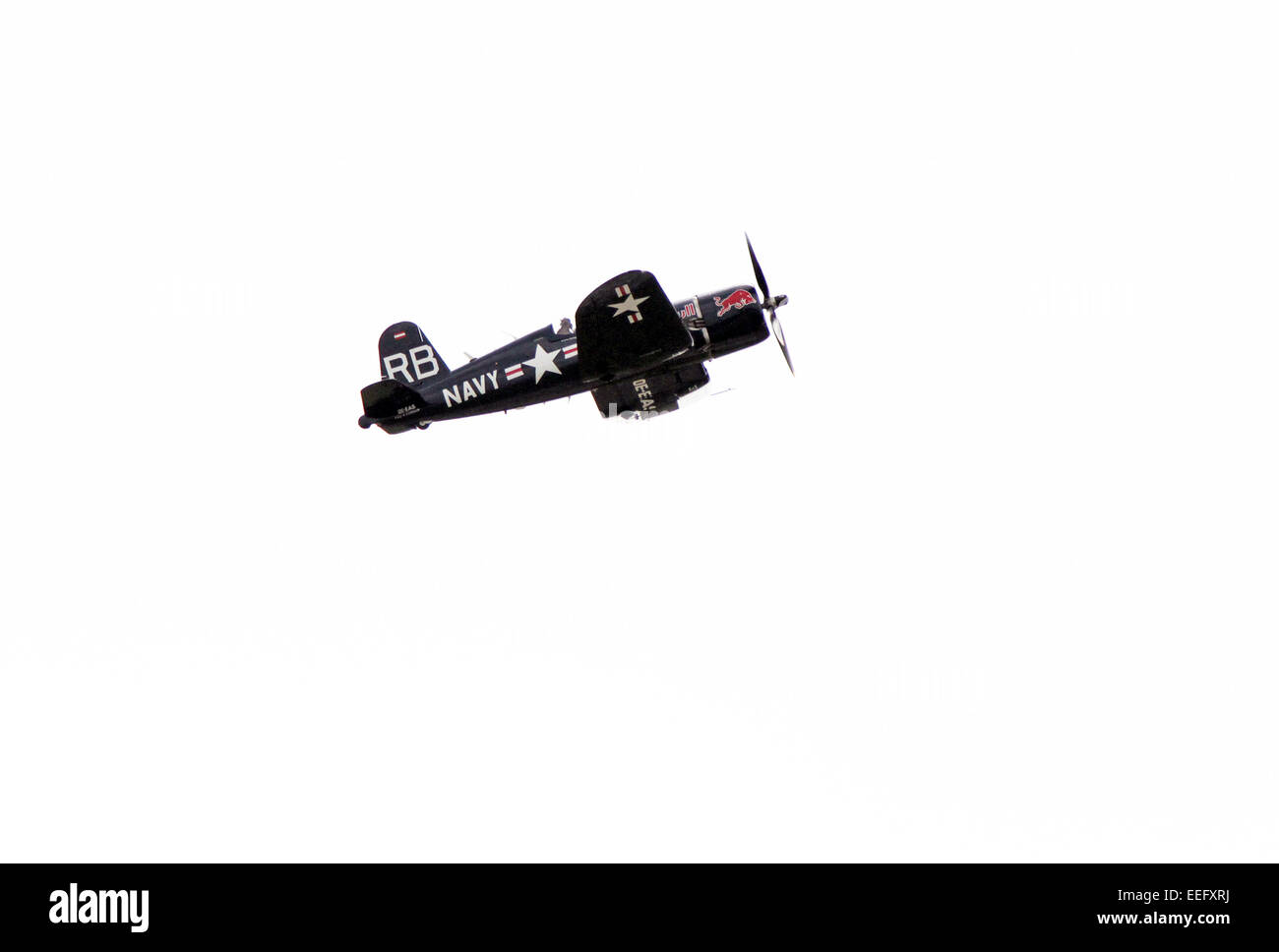 Schönefeld, Deutschland, eine Vought F4U Corsair Corsair F-Flying Bulls Stockfoto