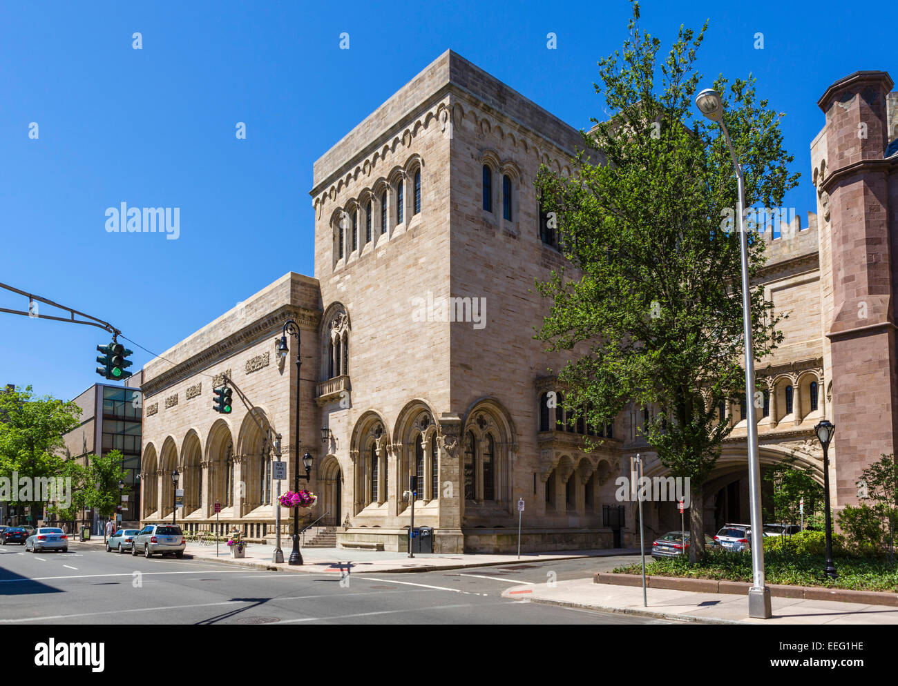 Yale University Art Gallery, Chapel Street, New Haven, Connecticut, USA Stockfoto