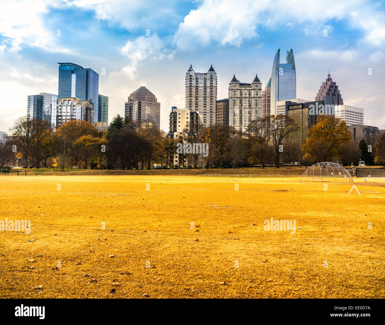 Skyline der Innenstadt von Atlanta, Georgia, USA Stockfoto