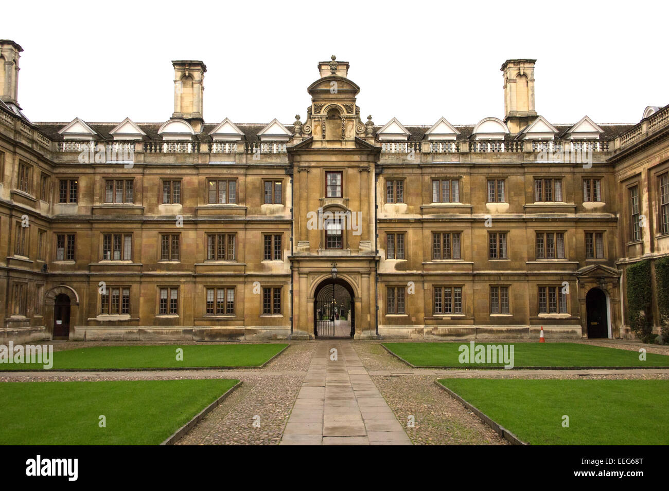 Clare College-Campus in Cambridge, England. Stockfoto