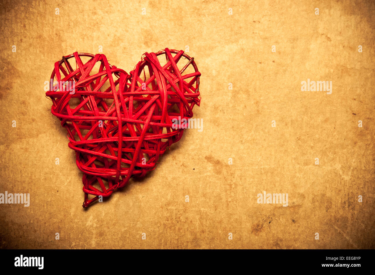 Valentine Herz Form, liebe Konzept Stockfoto