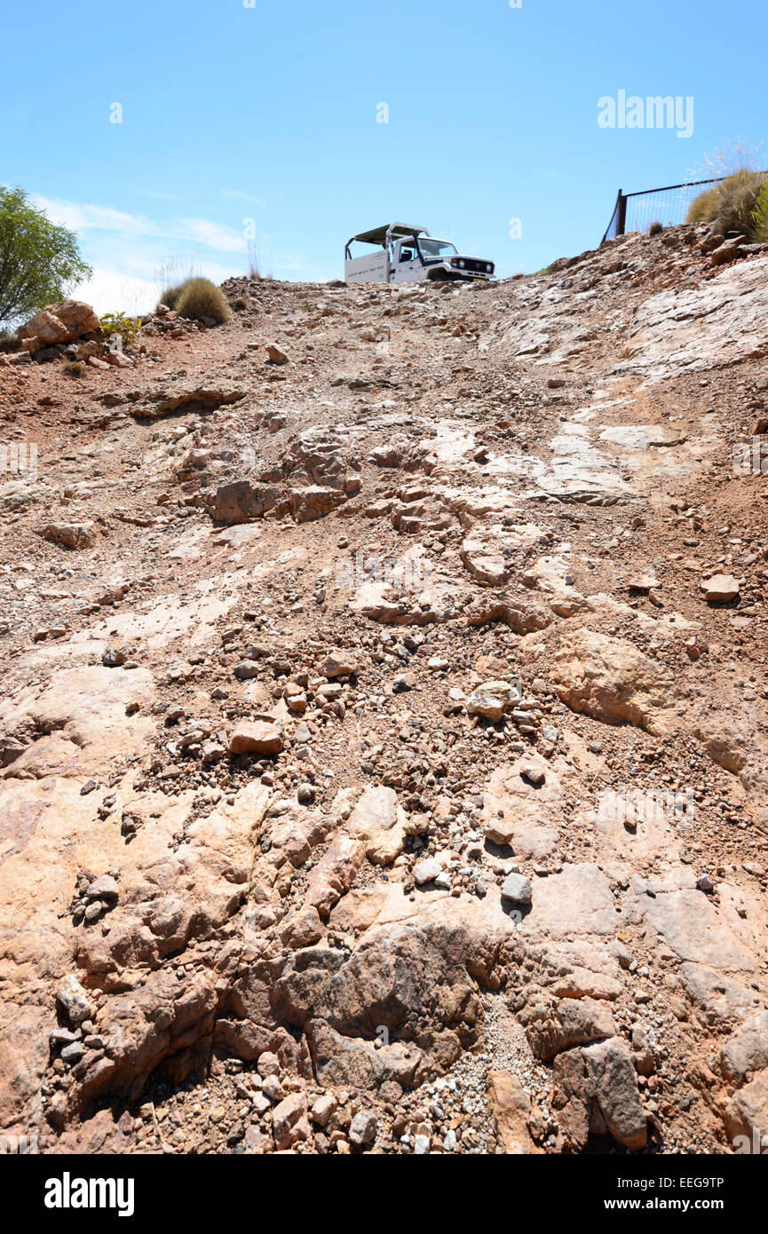 Extrem 4x4 Track to the Ridge Top, Arkaroola Resort and Wilderness Sanctuary, Flinders Ranges, South Australia Stockfoto
