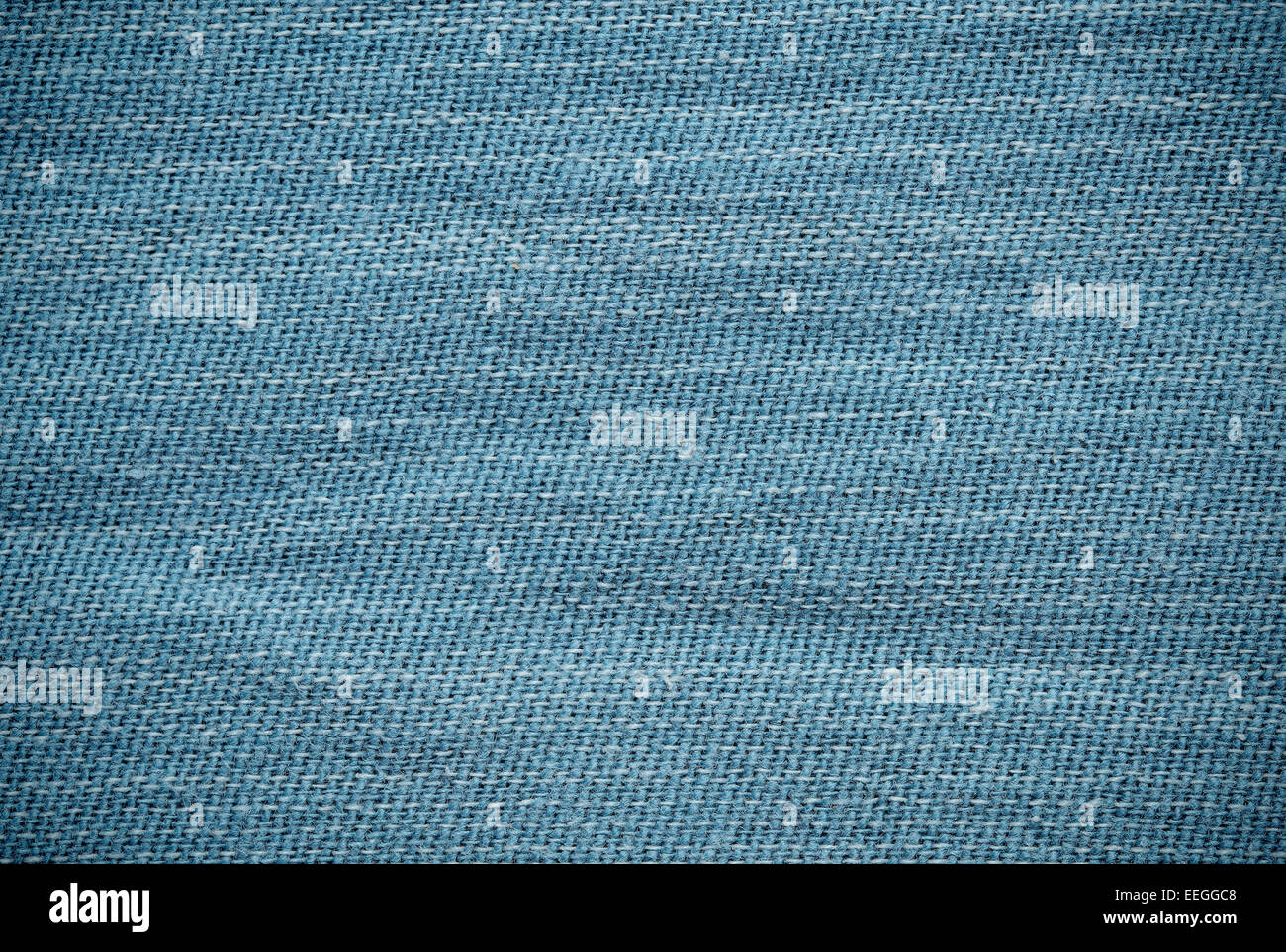 natürliche blau Leinenstruktur für den Hintergrund Stockfoto