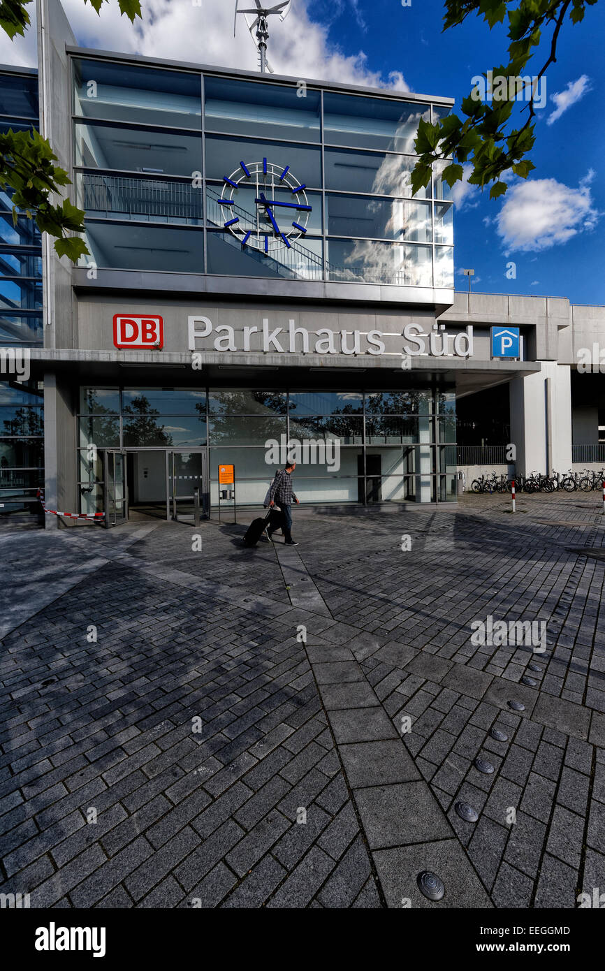 Berlin, Deutschland, der Eingang zum Parkplatz Süd Stockfoto