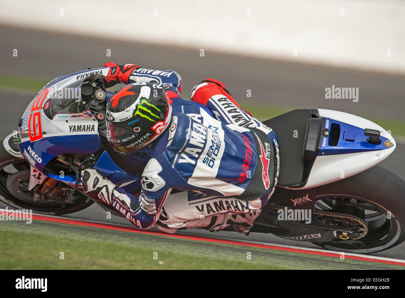 Jorge Lorenzo, Yamaha, 2013 Stockfoto