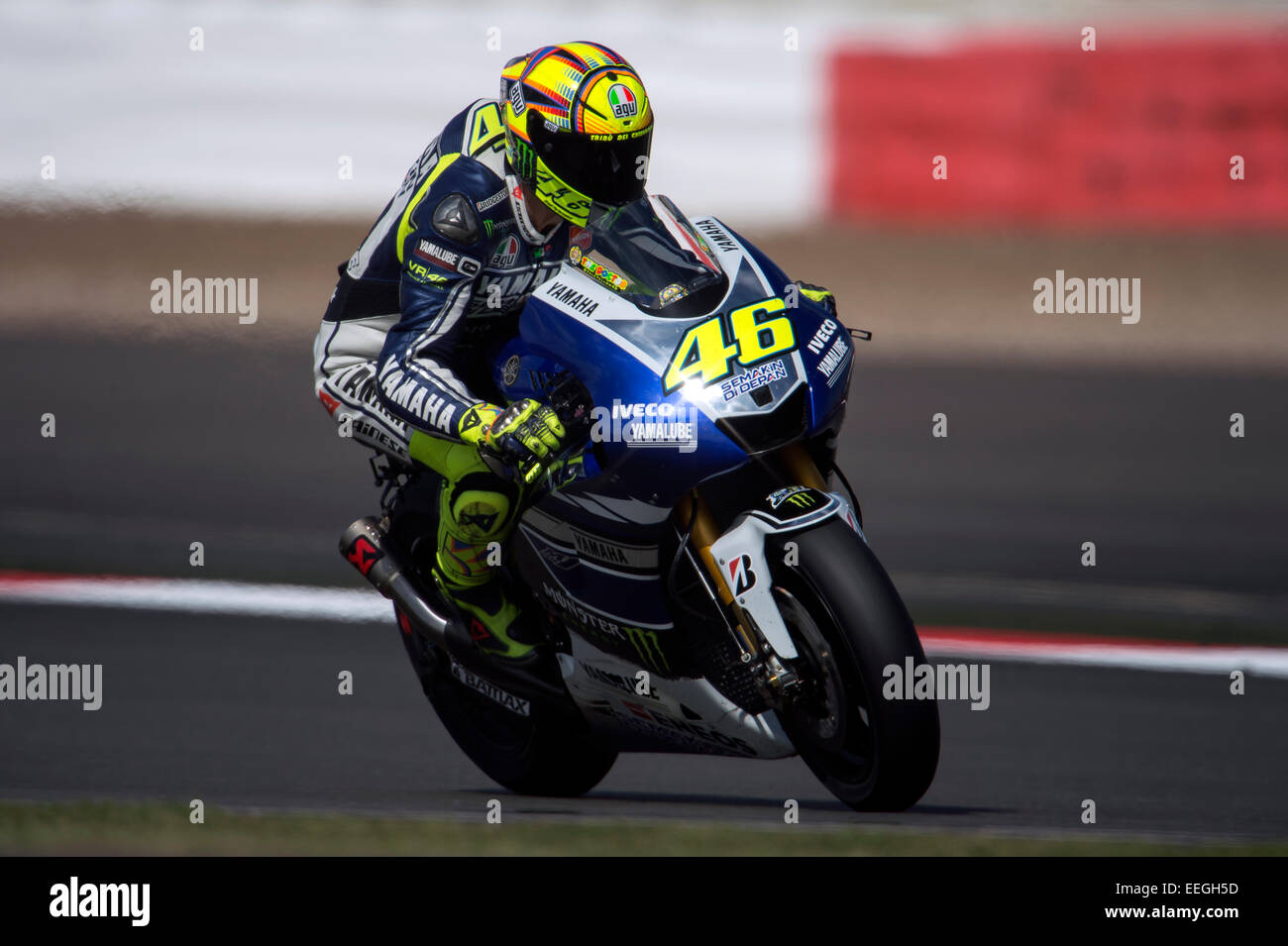 Valentino Rossi, Yamaha, 2013 Stockfoto