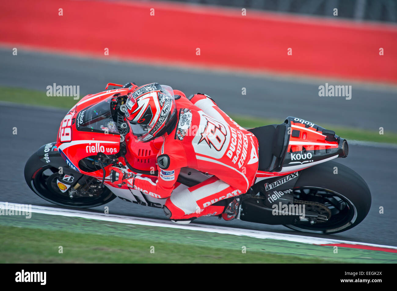 Nicky Hayden, Ducati, 2013 Stockfoto