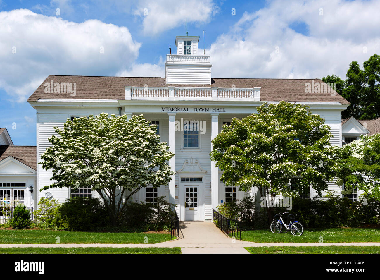 Memorial-Rathaus in Old Lyme, Connecticut, USA Stockfoto