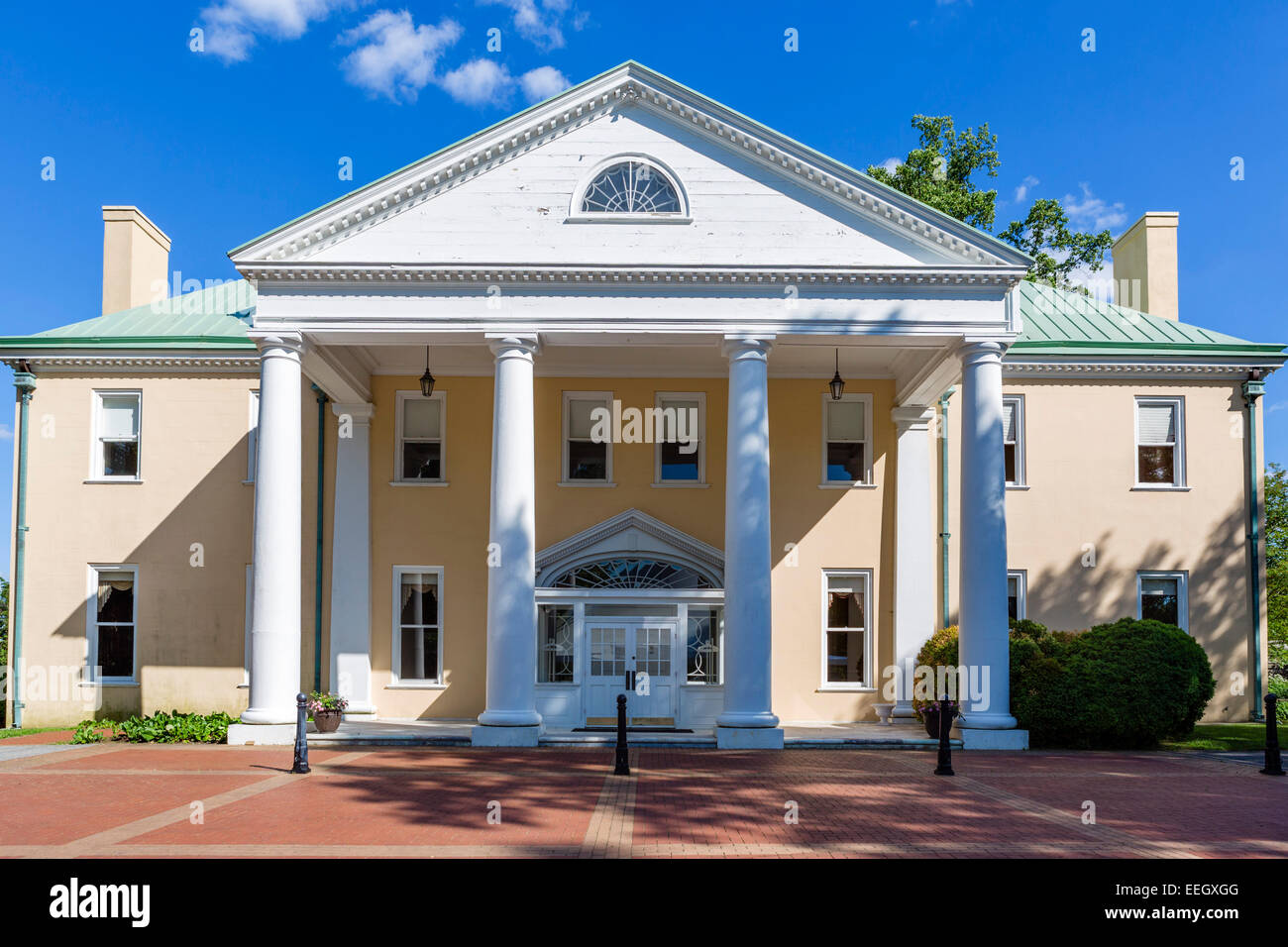 Bellevue-Saal, Bellevue Staatspark, ehemaligen Wohnhaus von William du Pont jr und eines du Pont Villen, nr Wilmington, Delaware, USA Stockfoto