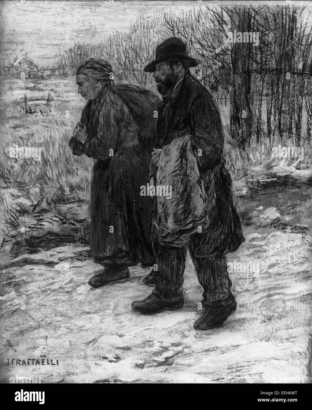 Paris Rag Pickers, um 1900 Stockfoto