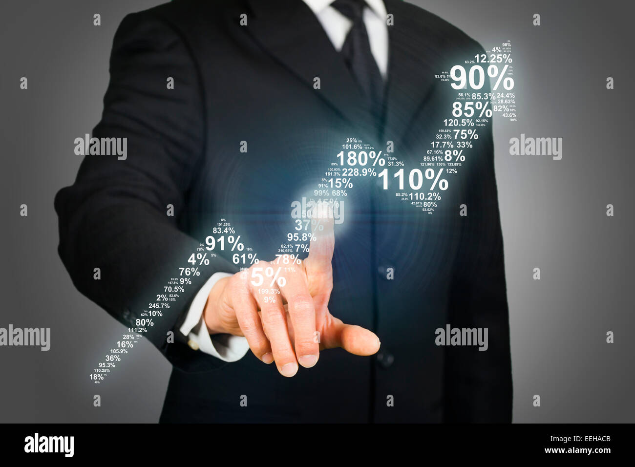 Optimierung von Geschäftsprozessen Stockfoto